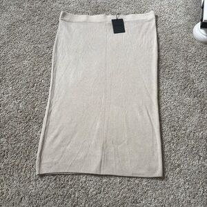 NAADAM Beige Pencil Skirt